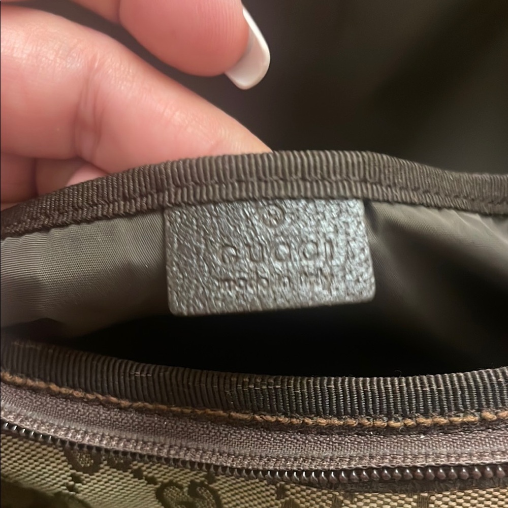 Gucci Brown Baby Bag with Signature Monogram - Picture 8 of 12